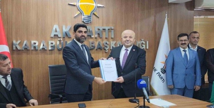 Karabük’te ilk aday adaylığı başvurusu Yıldırım’dan
