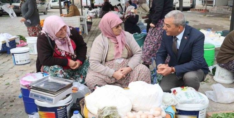 Başkan Kaplan üretici kadınlara köylü pazarı müjdesi verdi
