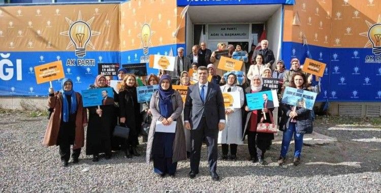 AK Parti Ağrı Kadın Kolları Başkanı Eldem’den Kadına Yönelik Şiddetle Mücadele mesajı
