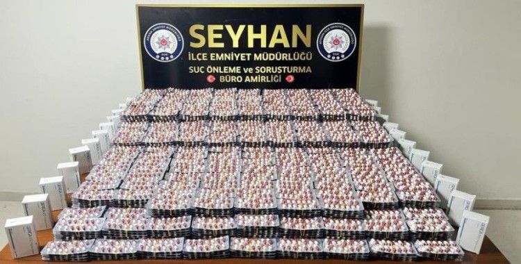 Adana'da otomobilde 41 bin uyuşturucu hap ele geçirildi