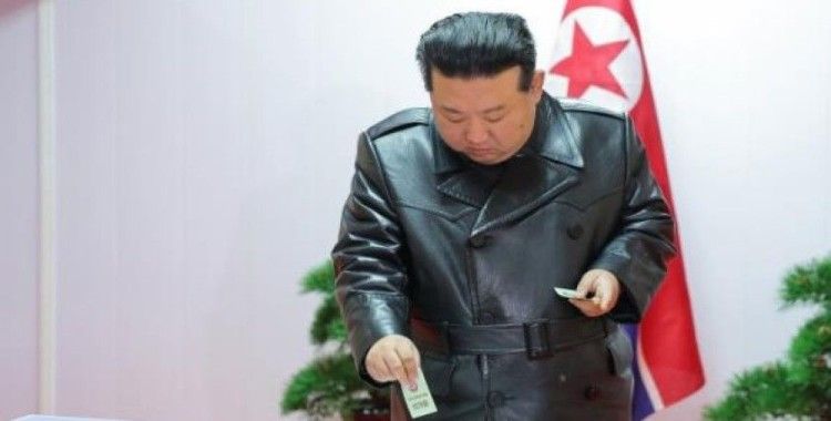 Kuzey Kore lideri Kim yerel seçimlerde oy kullandı