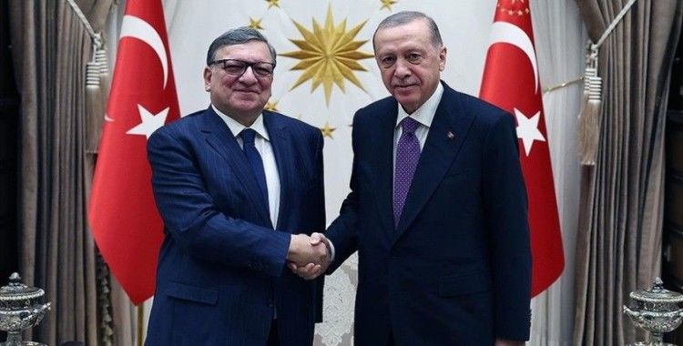 Cumhurbaşkanı Erdoğan, eski AB Komisyonu Başkanı Barroso'yu kabul etti