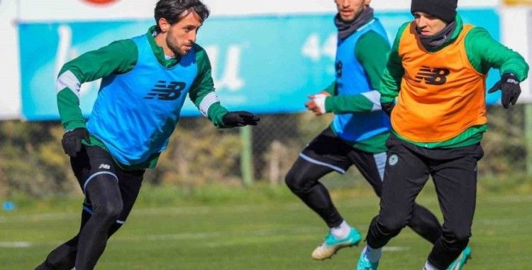 Konyaspor, Alanyaspor maçı hazırlıklarını sürdürdü
