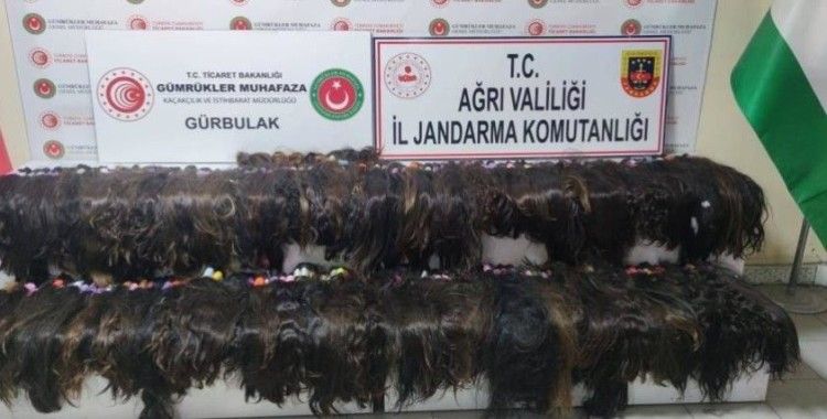 663 bin lira değerinde insan saçı yakalandı