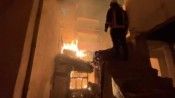 Malatya’da metruk ev yangını
