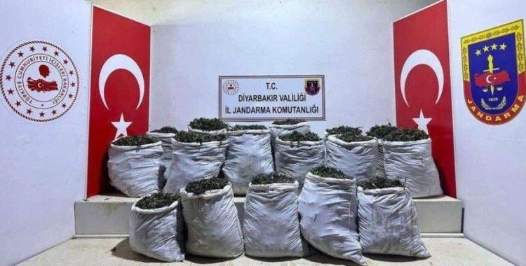 Diyarbakır'da 532 kilo esrar maddesi ele geçirildi