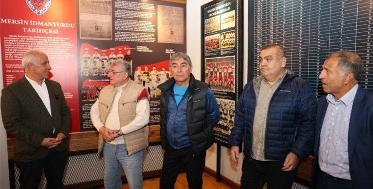 Mersin İdman Yurdu’nun efsaneleri İz Bırakanlar Müzesini gezdi
