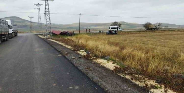 Elazığ’da trafik kazası:2 yaralı
