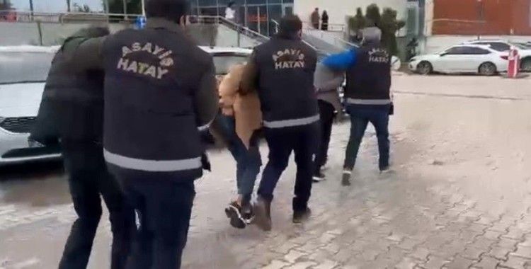 İskenderun’da hırsızlık şüphelisi 3 kişi tutuklandı
