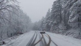 Sakarya ve Kocaeli'nin yüksek kesimlerinde kar yağışı etkili oluyor