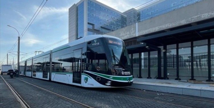 Kocaeli Şehir Hastanesine ulaşımı kolaylaştıracak tramvay hattında ilk test sürüşü yapıldı