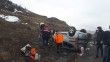 Sivas'ta kaza yapan araç ters döndü: 5 yaralı