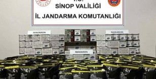 Sinop'ta kaçak tütün operasyonu