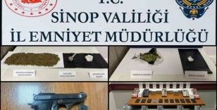 Sinop’ta 1 haftada 23 şüpheli şahıs yakalandı
