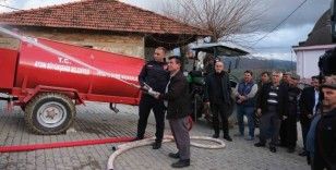 Aydın Büyükşehir Belediyesi’nin yangın söndürme tankeri dağıtımı sürüyor
