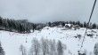 Artvin Atabarı Kayak Merkezinin eşsiz kar manzarası havadan görüntülendi
