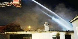 Konya'da müstakil evin garajında yangın