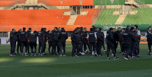 A Milli Futbol Takımı, Ernst Happel Stadı'nda yürüyüş yaptı