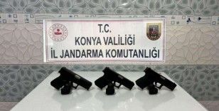 Konya'da silah kaçakçılarına operasyon: 4 gözaltı