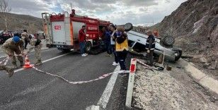 Gümüşhane'de trafik kazası: 1 ölü 1 yaralı