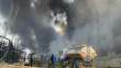 Tekirdağ'da bir fabrikada çıkan yangına ekiplerce müdahale ediliyor