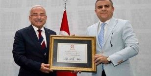 Başkan Güler, mazbatasını aldı
