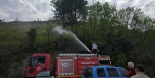 Kastamonu'da korkutan orman yangını: Büyümeden söndürüldü
