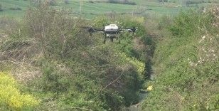 Bafra Ovası’nda dron destekli sivrisinek mücadelesi
