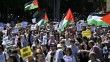 İspanya'da hafta sonu 100'den fazla noktada Filistin'e destek gösterileri düzenlendi
