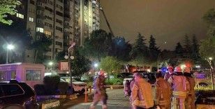 Bakırköy’de 15 katlı binada korkutan yangın
