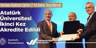 Atatürk Üniversitesi ikinci kez akredite edildi
