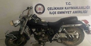 Şanlıurfa’dan çalınan motosiklet Çelikhan’da bulundu
