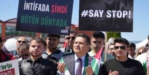 Kastamonu’da üniversite öğrencileri Filistin için yürüdü, "katil İsrail" sloganı attı
