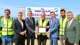 Sinop İl Özel İdaresine sıfır atık belgesi
