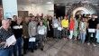 Mersin Şehir Hastanesi yöneticileri, engelli personelle bir araya geldi
