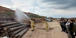 İşletme Müdürlüğü personeline yangın işbaşı eğitimi verildi
