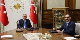 Cumhurbaşkanı Erdoğan, Bakan Tunç ve MİT Başkanı Kalın ile görüştü