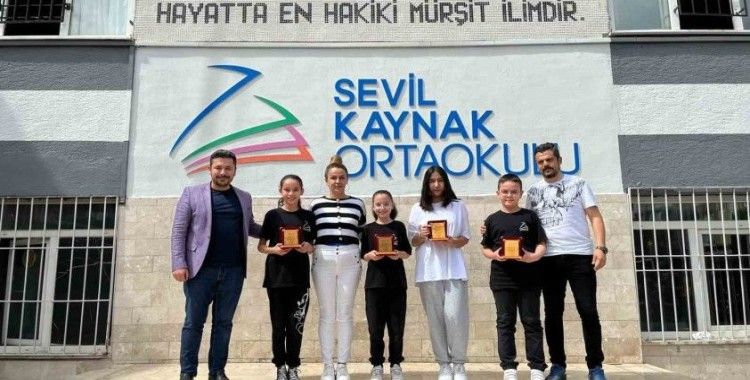 Denizli Sevil Kaynak Ortaoku’lundan dört Türkiye birincisi
