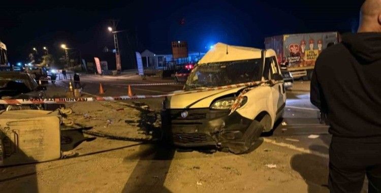 Çatalca’da feci kaza: 1 ölü, 3 yaralı
