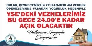 Pamukkale Belediyesi vezneleri gece saat 24.00’e kadar hizmet verecek
