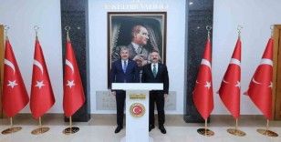 Osmaniye Valisi Yılmaz’dan Hüseyin Aksoy’a ziyaret
