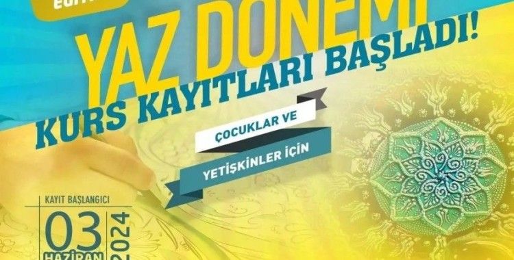 KAYMEK Yaz Kursları kayıtları başladı
