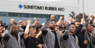 Dev lastik fabrikasındaki işçiler grevin 7. gününde direnmeye devam ediyor
