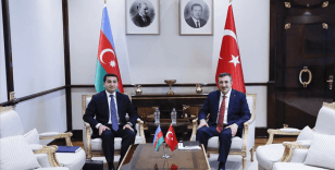 Cumhurbaşkanı Yardımcısı Yılmaz, Azerbaycan Cumhurbaşkanı Yardımcısı Hacıyev ile görüştü