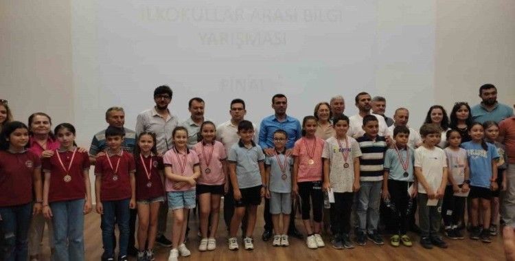 İlkokullar arası bilgi yarışmasının galibi Mimar Sinan İlkokulu oldu
