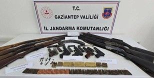 Gaziantep'te 23 adet kaçak silah ele geçirildi