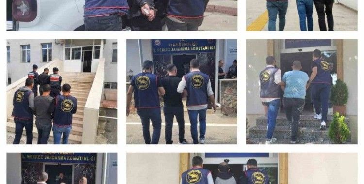 Elazığ’da kesinleşmiş hapis cezası bulunan 23 zanlı yakalandı
