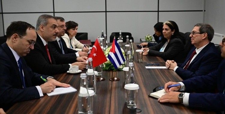 Bakan Fidan, Rusya'da Küba Dışişleri Bakanı Parrilla ile görüştü