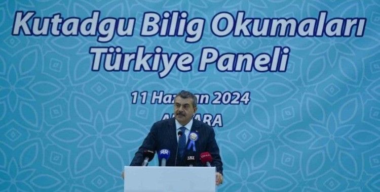 Bakan Tekin, ’Oku-Yorum, Yazı-Yorum Projesi Kutadgu Bilig Okumaları Türkiye Paneli’ne katıldı
