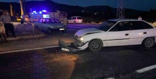 Malatya’da iki otomobil çarpıştı 1 yaralı
